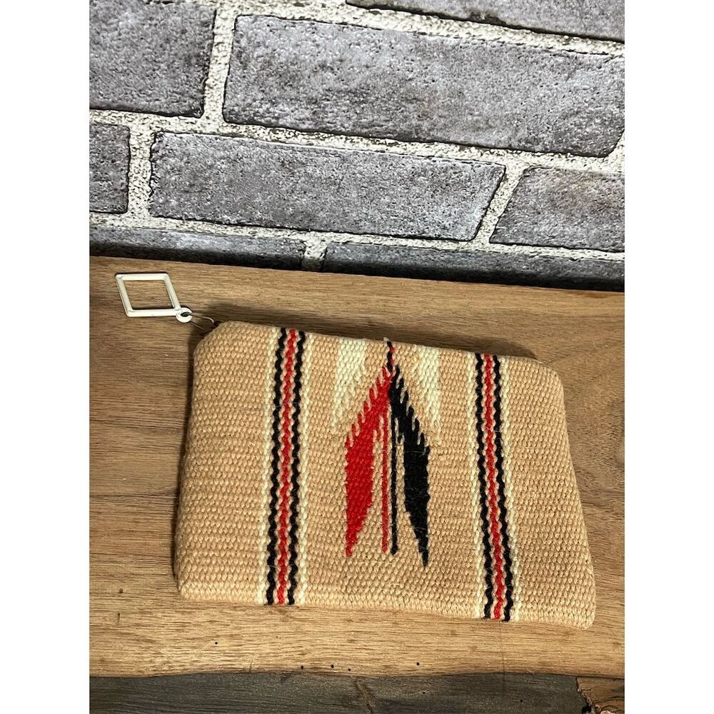 Vintage Chimayo Handwoven Wool Multicolor 7"